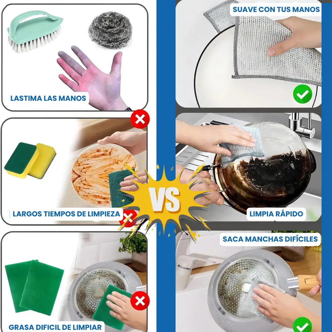 CleanPro – Pack™: Paños mágicos de limpieza x 10 unidades + Envío GRATIS