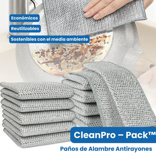 CleanPro – Pack™: Paños mágicos de limpieza x 10 unidades + Envío GRATIS