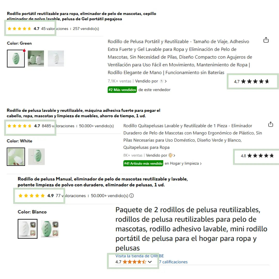 ¡NUEVOI! PeluStop™ : Rodillo Quita pelusas LAVABLE- REUTILIZABLE + Envío GRATIS