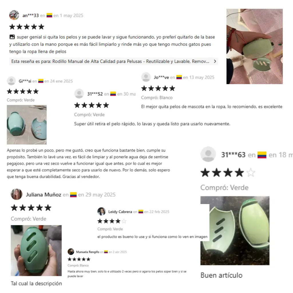 ¡NUEVOI! PeluStop™ : Rodillo Quita pelusas LAVABLE- REUTILIZABLE + Envío GRATIS