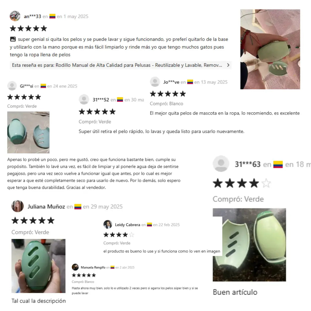 ¡NUEVOI! PeluStop™ : Rodillo Quita pelusas LAVABLE- REUTILIZABLE + Envío GRATIS