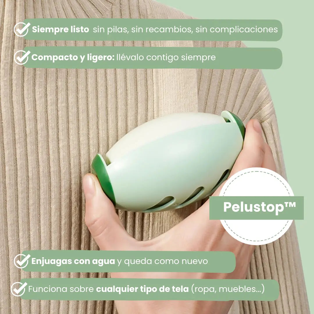 ¡NUEVOI! PeluStop™ : Rodillo Quita pelusas LAVABLE- REUTILIZABLE + Envío GRATIS