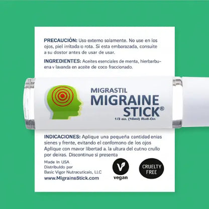 MigraStick™ roll-on: Alivio natural al instante