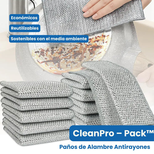 CleanPro – Pack™: Paños mágicos de limpieza x 10 unidades + Envío GRATIS