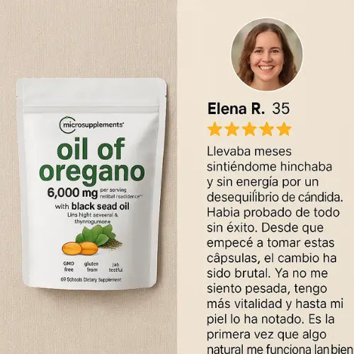 OréganoBoost™: Cápsulas de orégano + Semilla negra