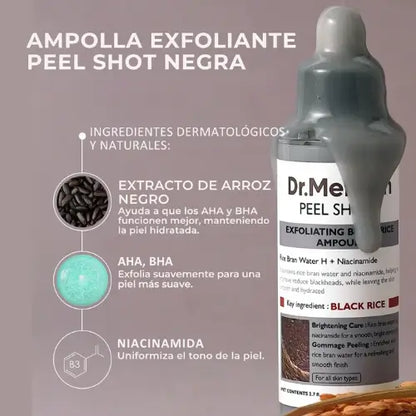Serum Exfoliante de Arroz Negro– Dr. Meloxin