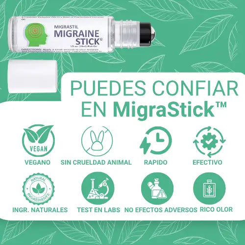 MigraStick™ roll-on: Alivio natural al instante