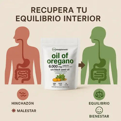 OréganoBoost™: Cápsulas de orégano + Semilla negra