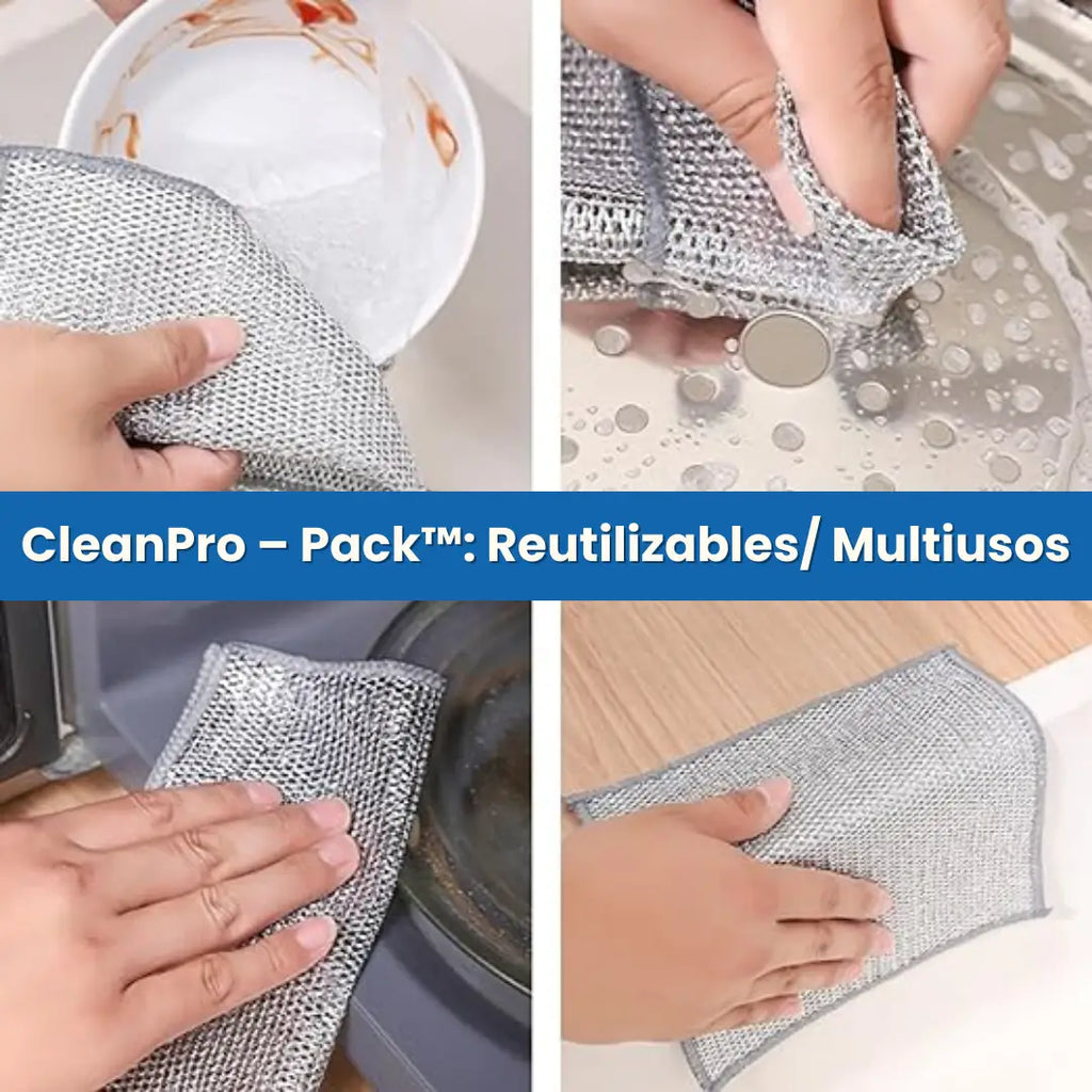 CleanPro – Pack™: Paños mágicos de limpieza x 10 unidades + Envío GRATIS