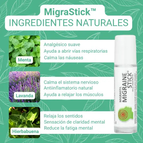 MigraStick™ roll-on: Alivio natural al instante