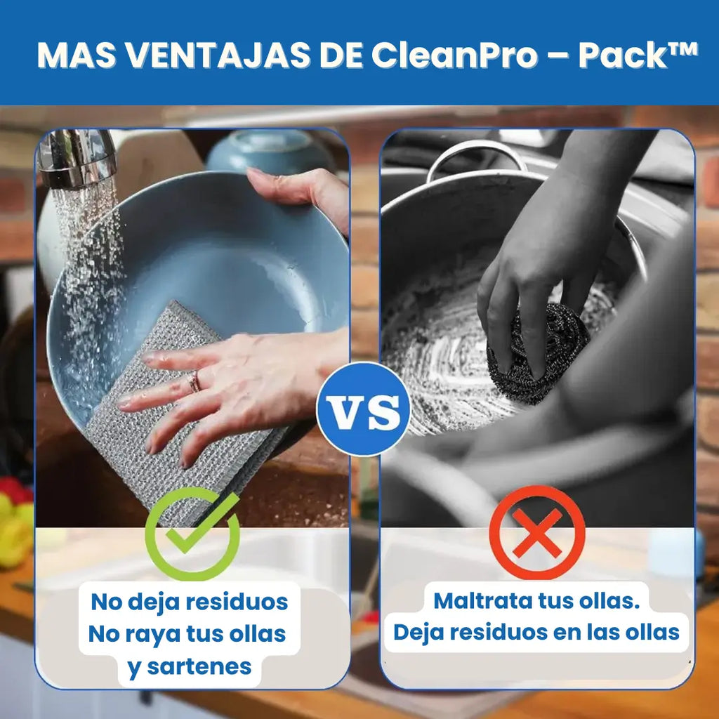 CleanPro – Pack™: Paños mágicos de limpieza x 10 unidades + Envío GRATIS